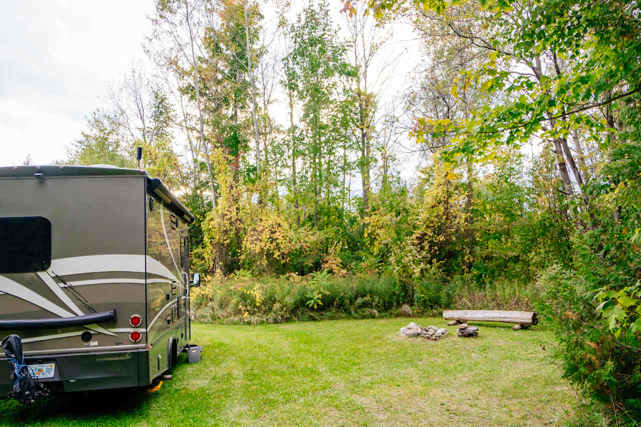 Cozy camp spot.