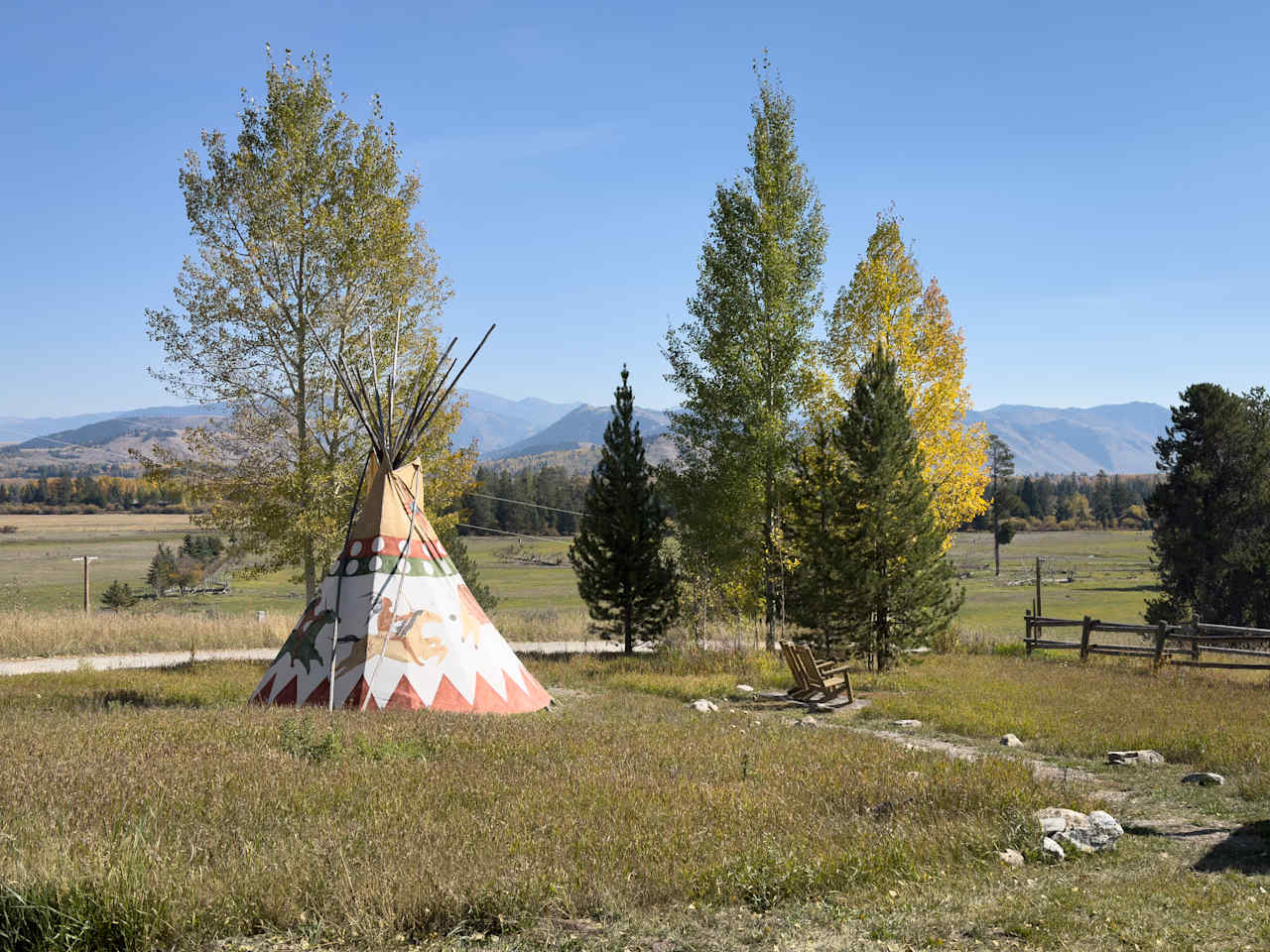 Teton Painted Tipi