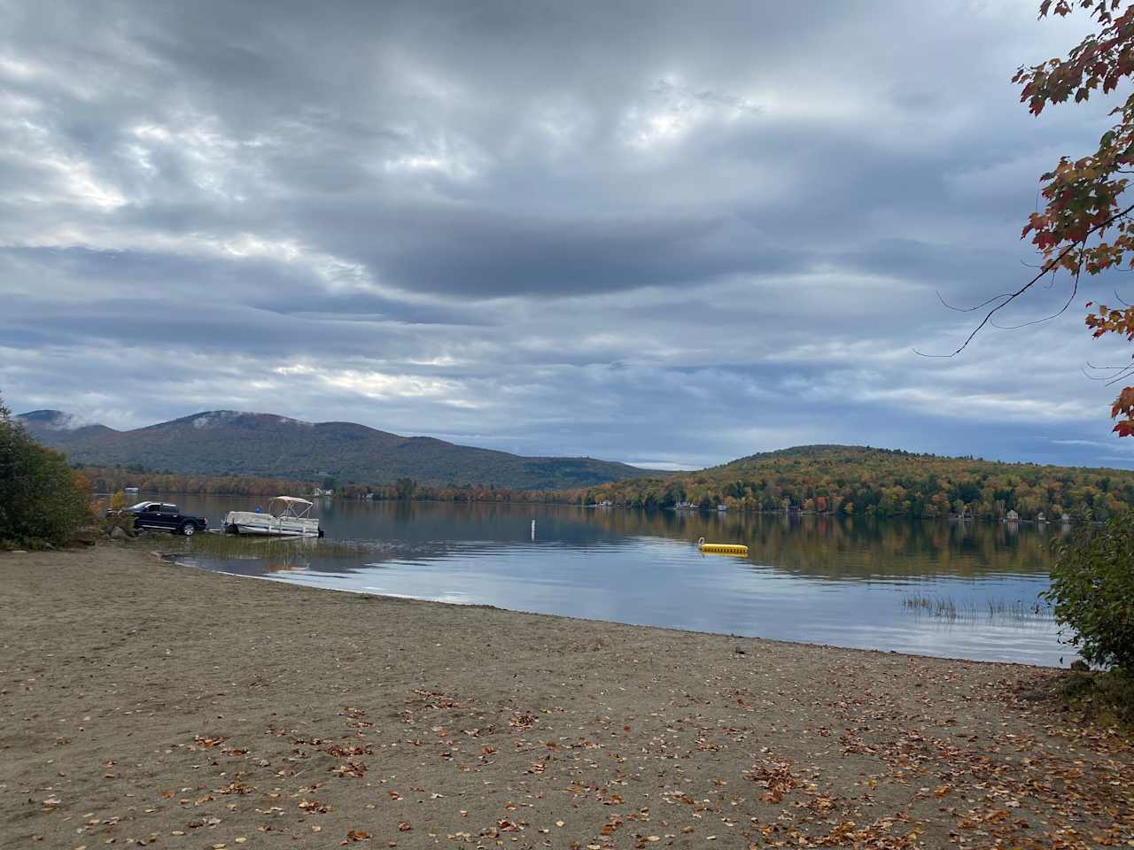 Porter Lake, just a short 7ish minute walk from the camp sites. 