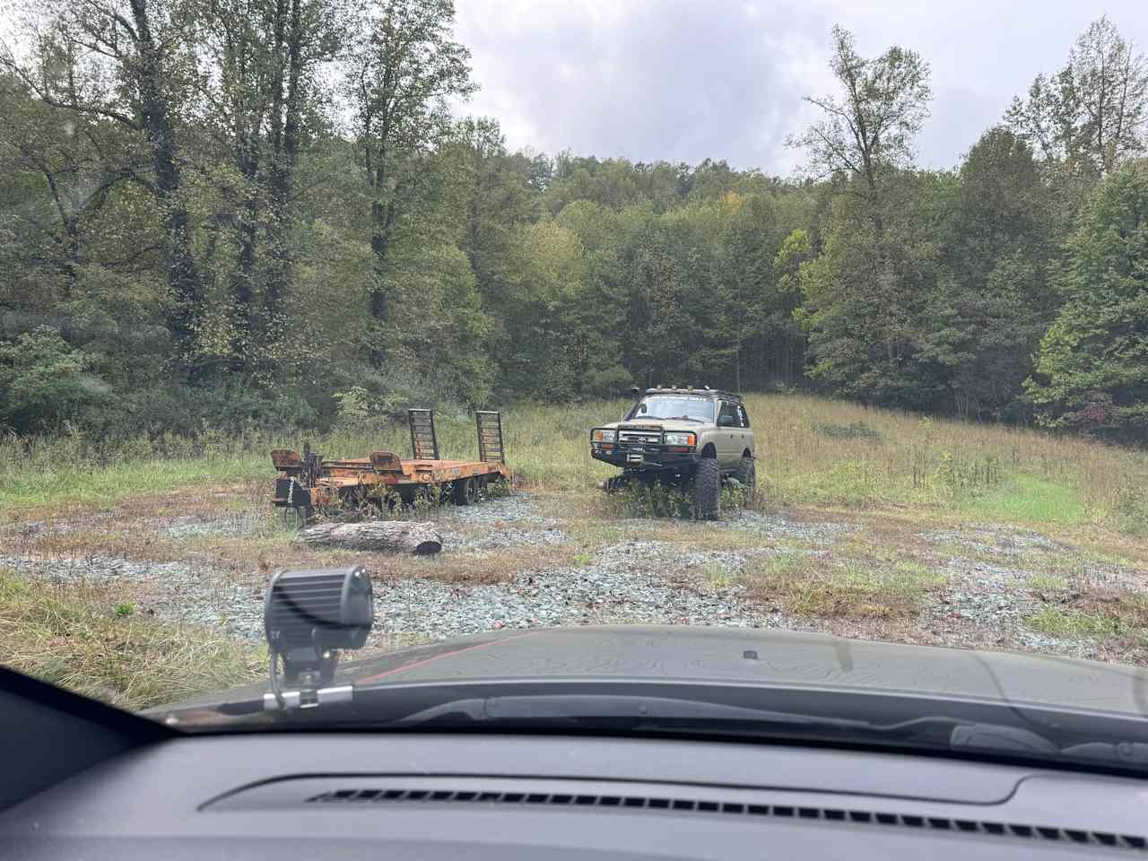 This was the gravel pad for trailers 