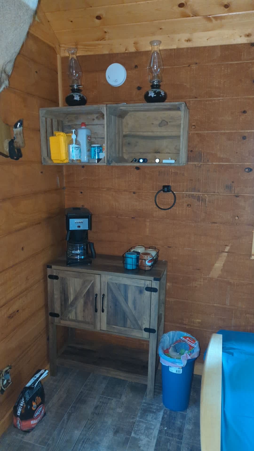 Inside cabin