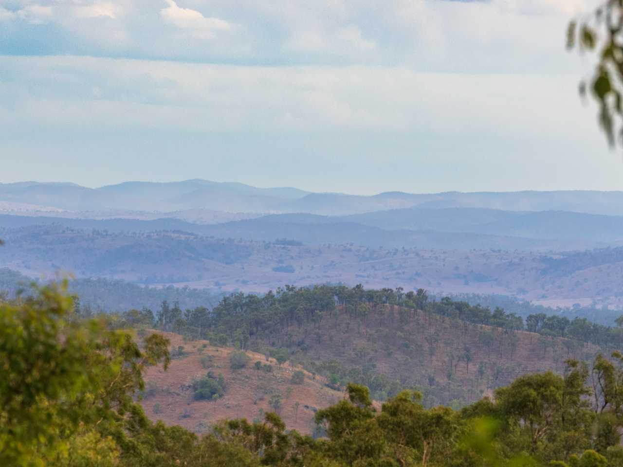 A commanding view from the main campsite