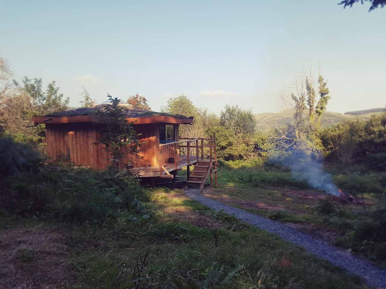 Magical Roundhouse Offgrid in Eryri