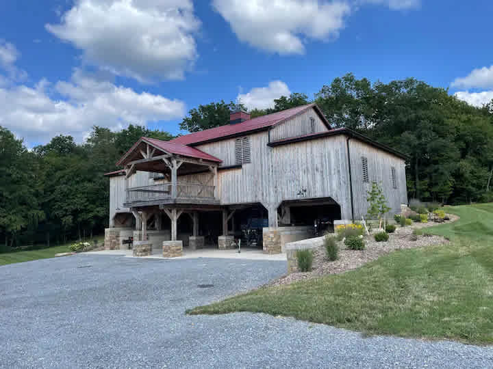 RV Hook Up at The Barn