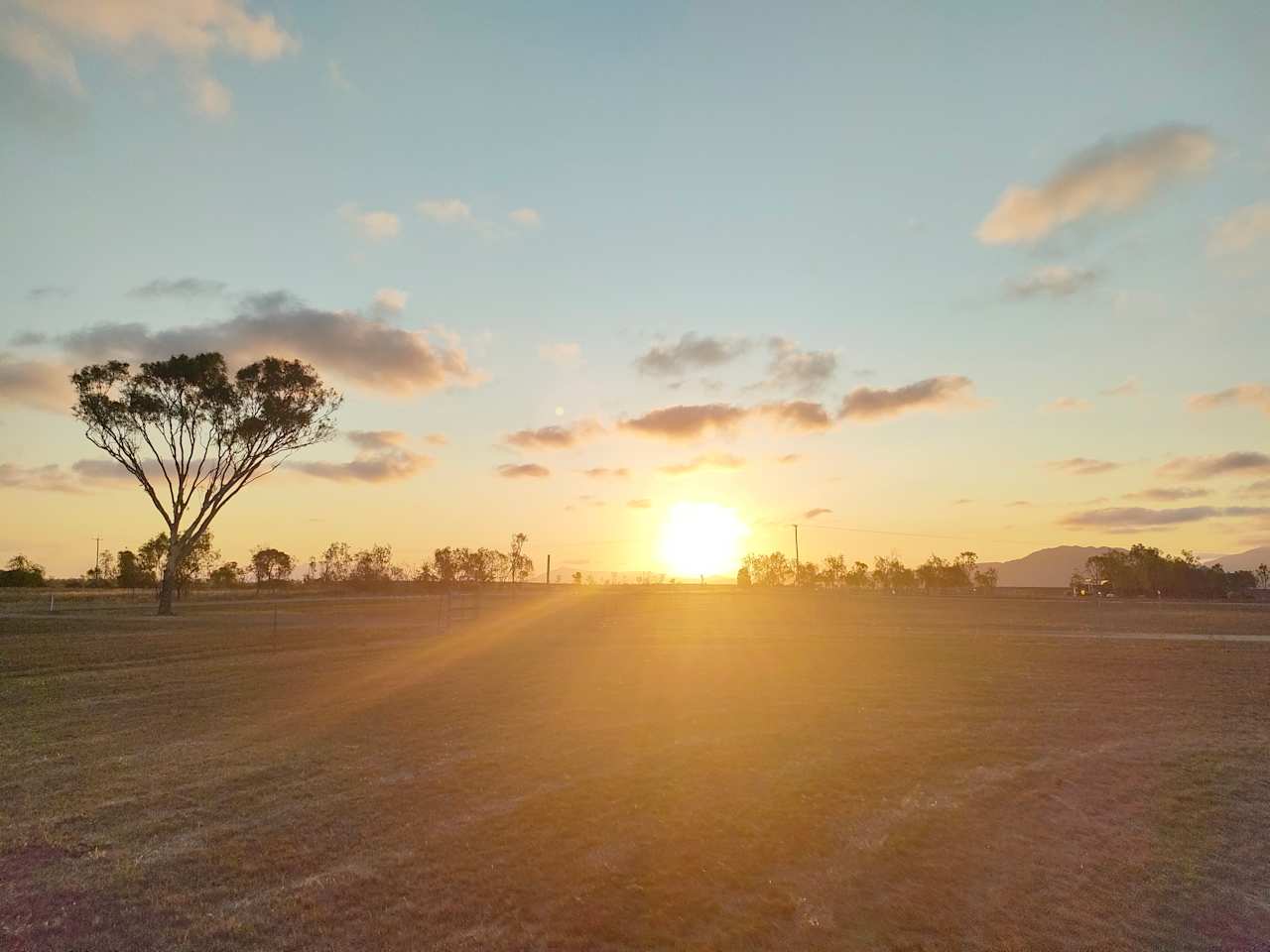 Simple paddock at front of property, mowed and quiet location...friendly owner.