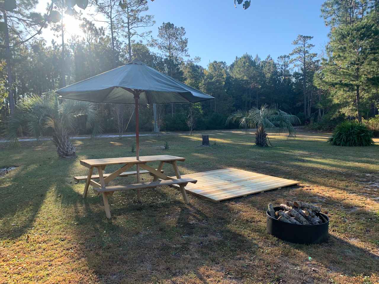 Secluded RV Site Near Beach