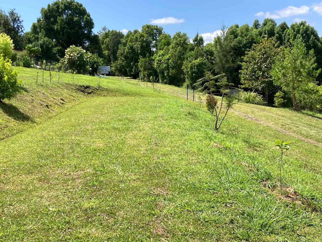 This Tent Flat has 3 unmarked Sites. Each site is 4m x 9m and has enough room for a marquee, campfire, your own fold-out table and camp chairs.