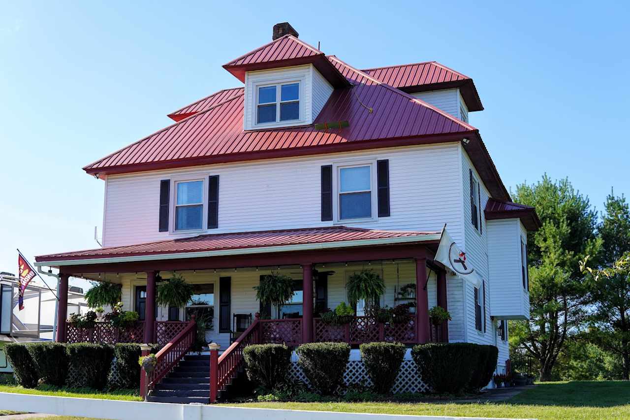 Our beautifully renovated farmhouse has three different bedrooms available for rent.