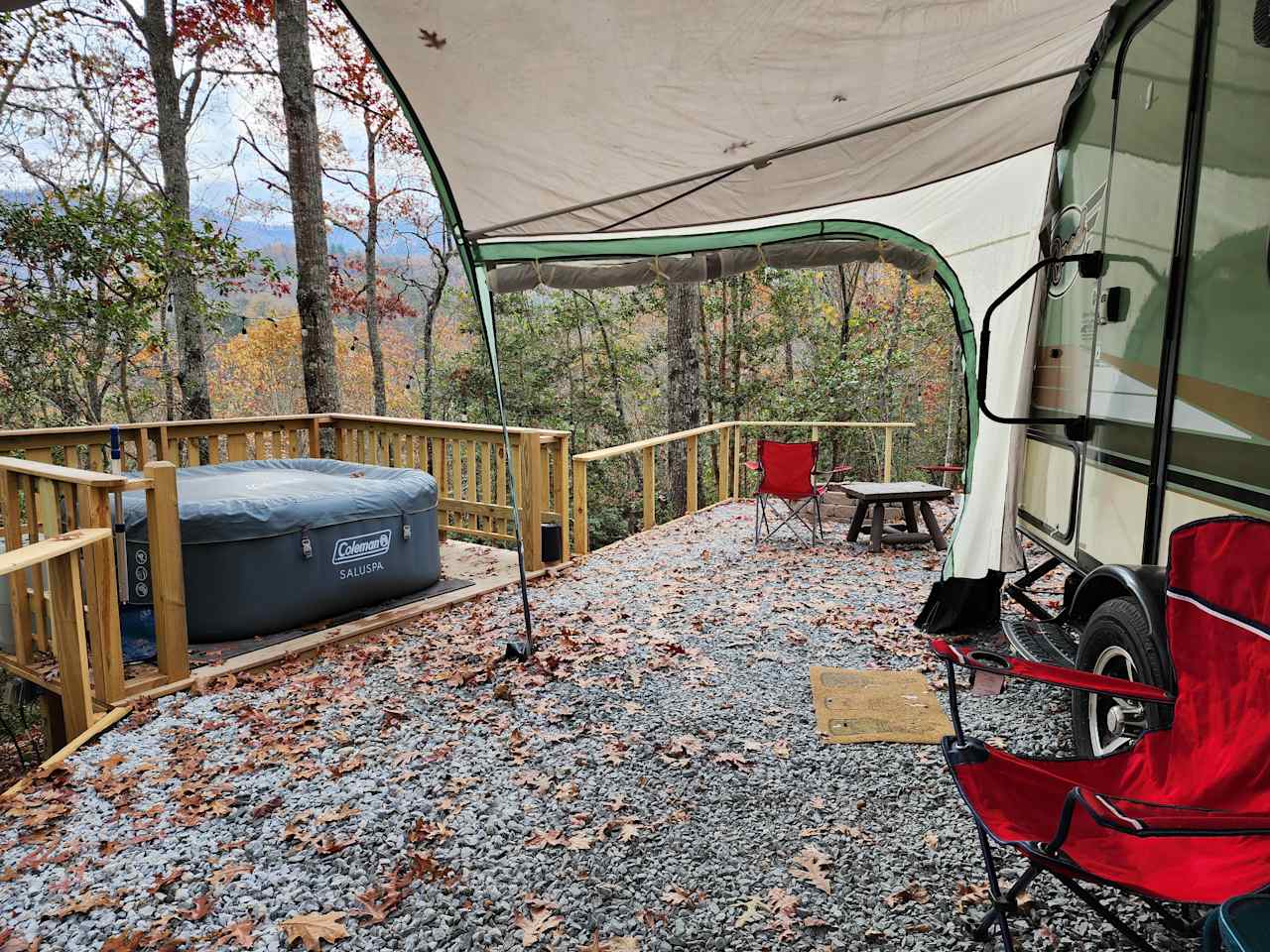 Private Glamper/HOT TUB/MNTN VIEWS