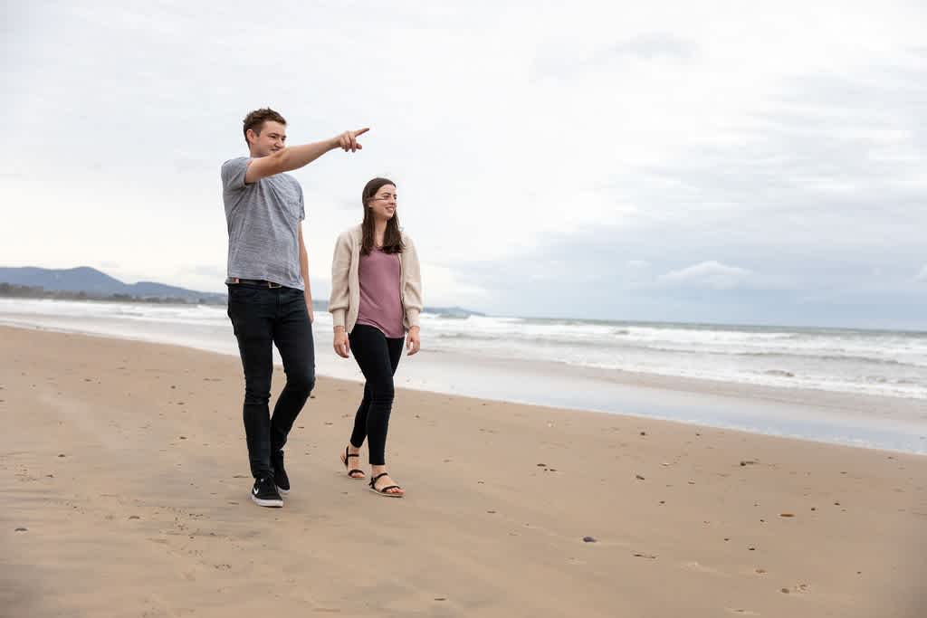 Turners Beach is 20mins walk or a 3 min drive and is beautiful no matter the weather, the western end of the beach is an Off Leash area and excellent. 