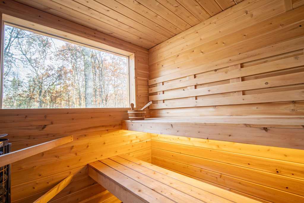 Year Round Yurt Village + Sauna