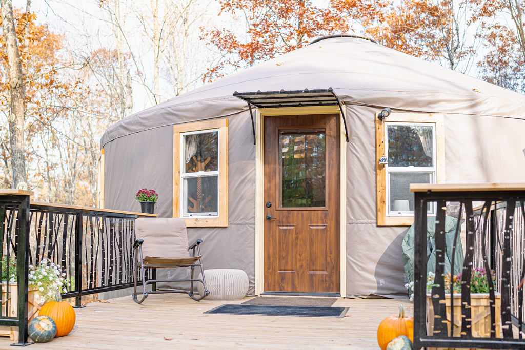 Year Round Yurt Village + Sauna