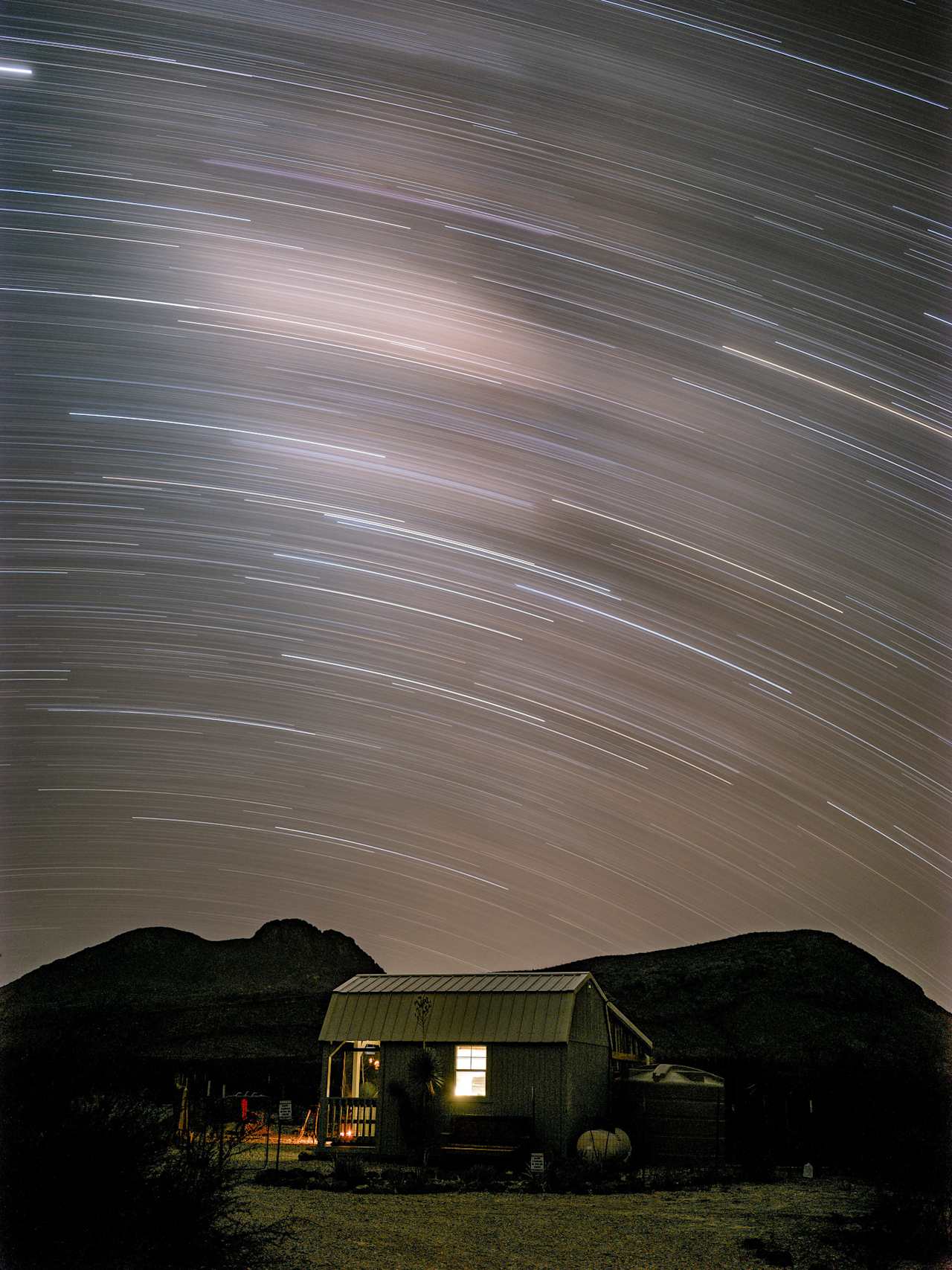 Star Trails over Milky Way Run