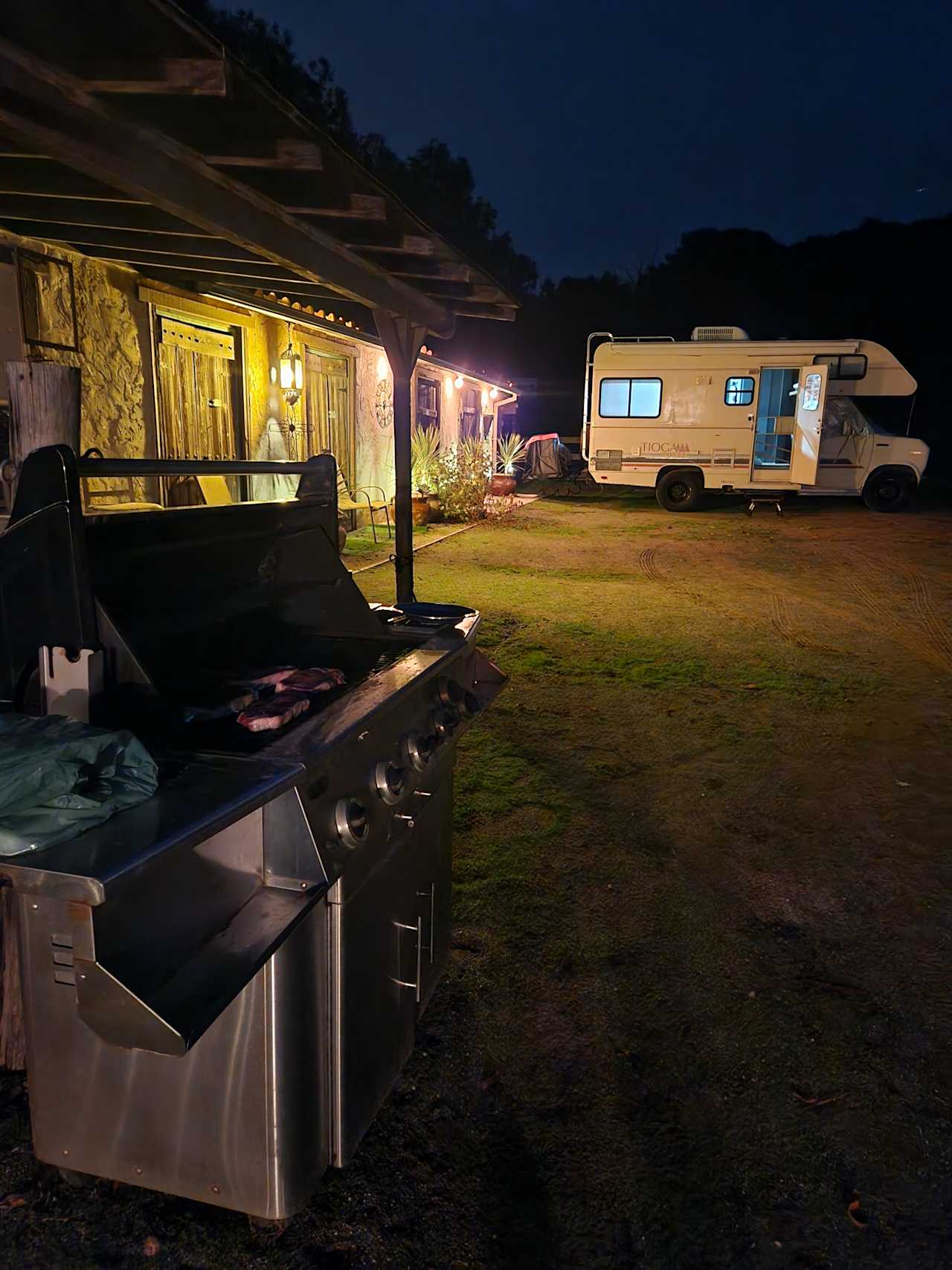 Grill and RV site