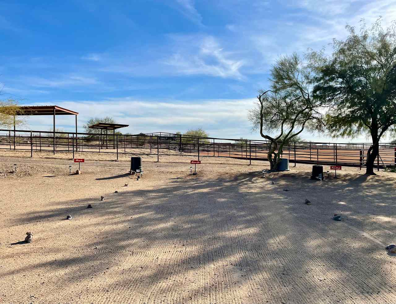 Mexican Hat site in the middle of lot.