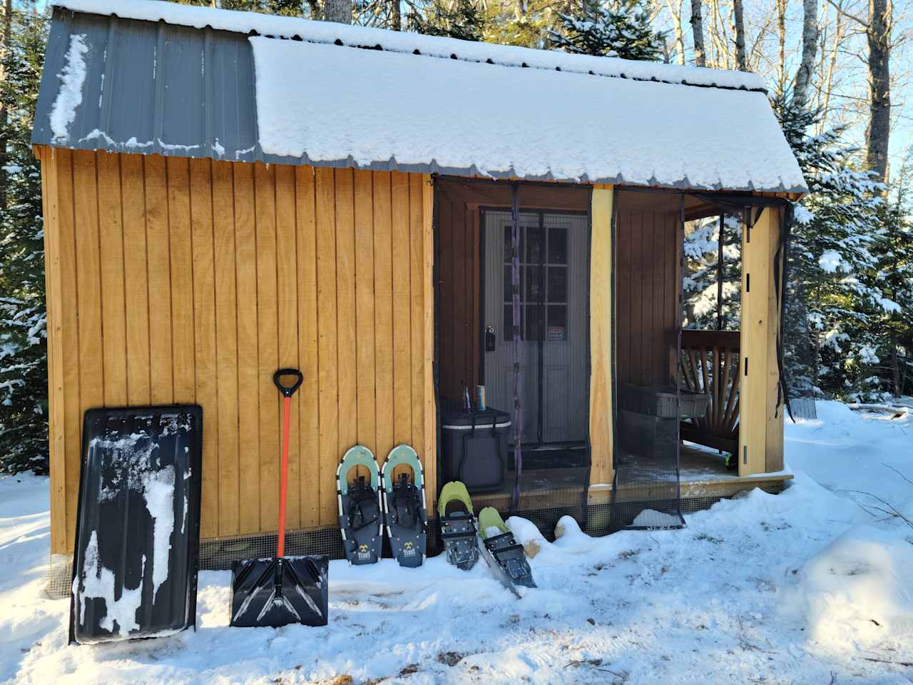 Cabin of the Woods at Tilden Pond