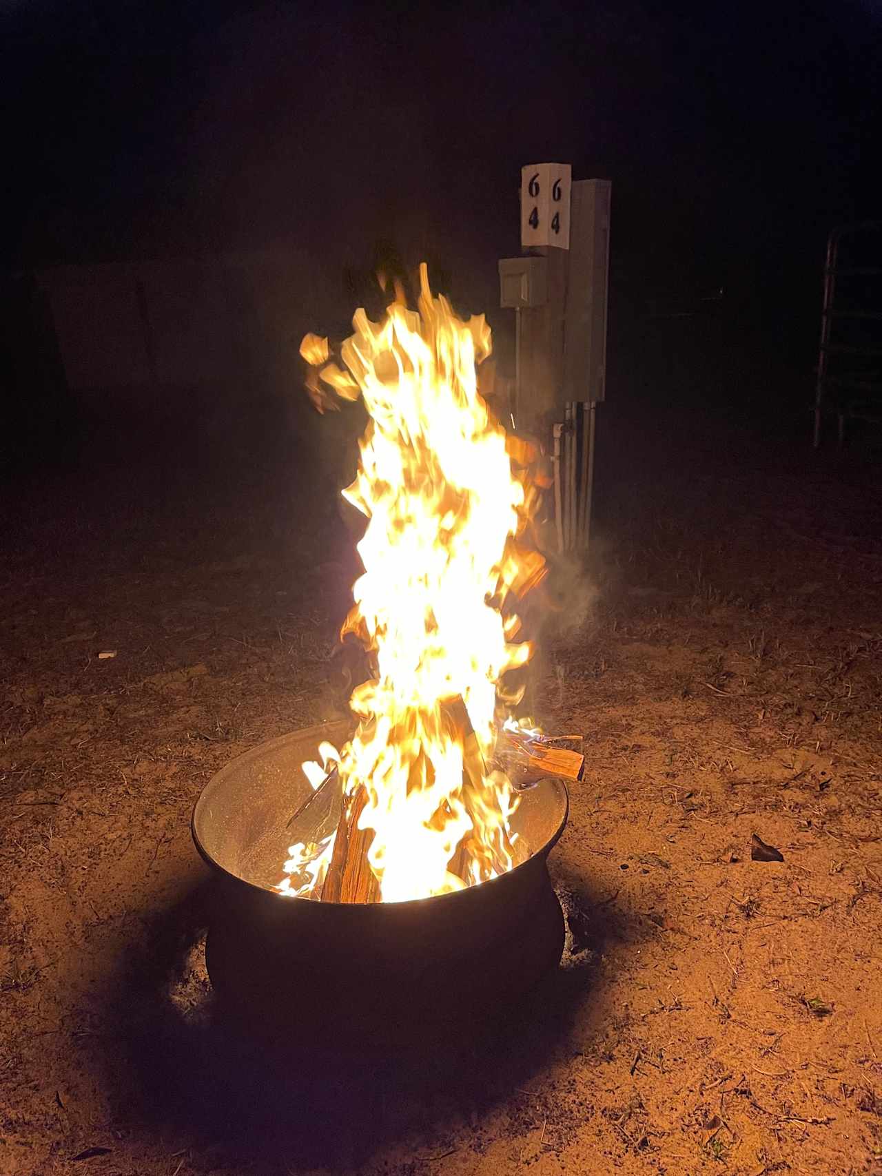 Great camp fire