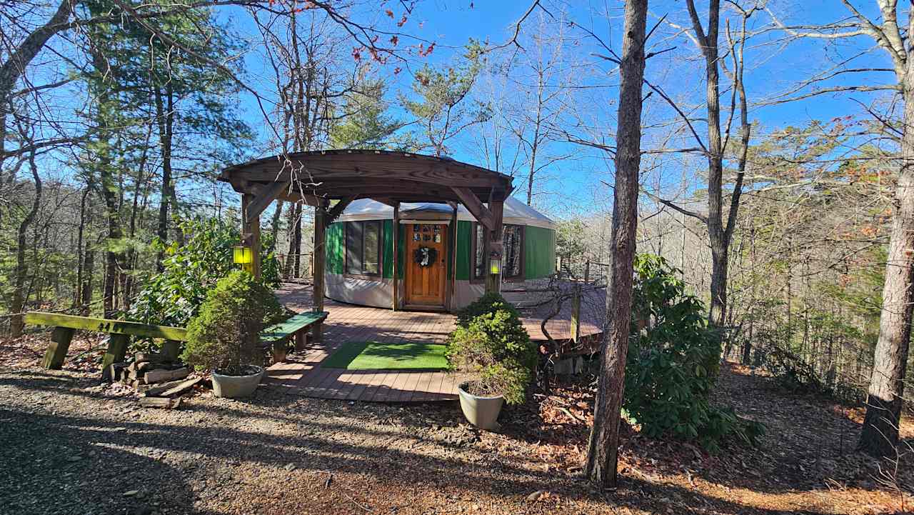 Why be Square?! Blue Ridge Yurt