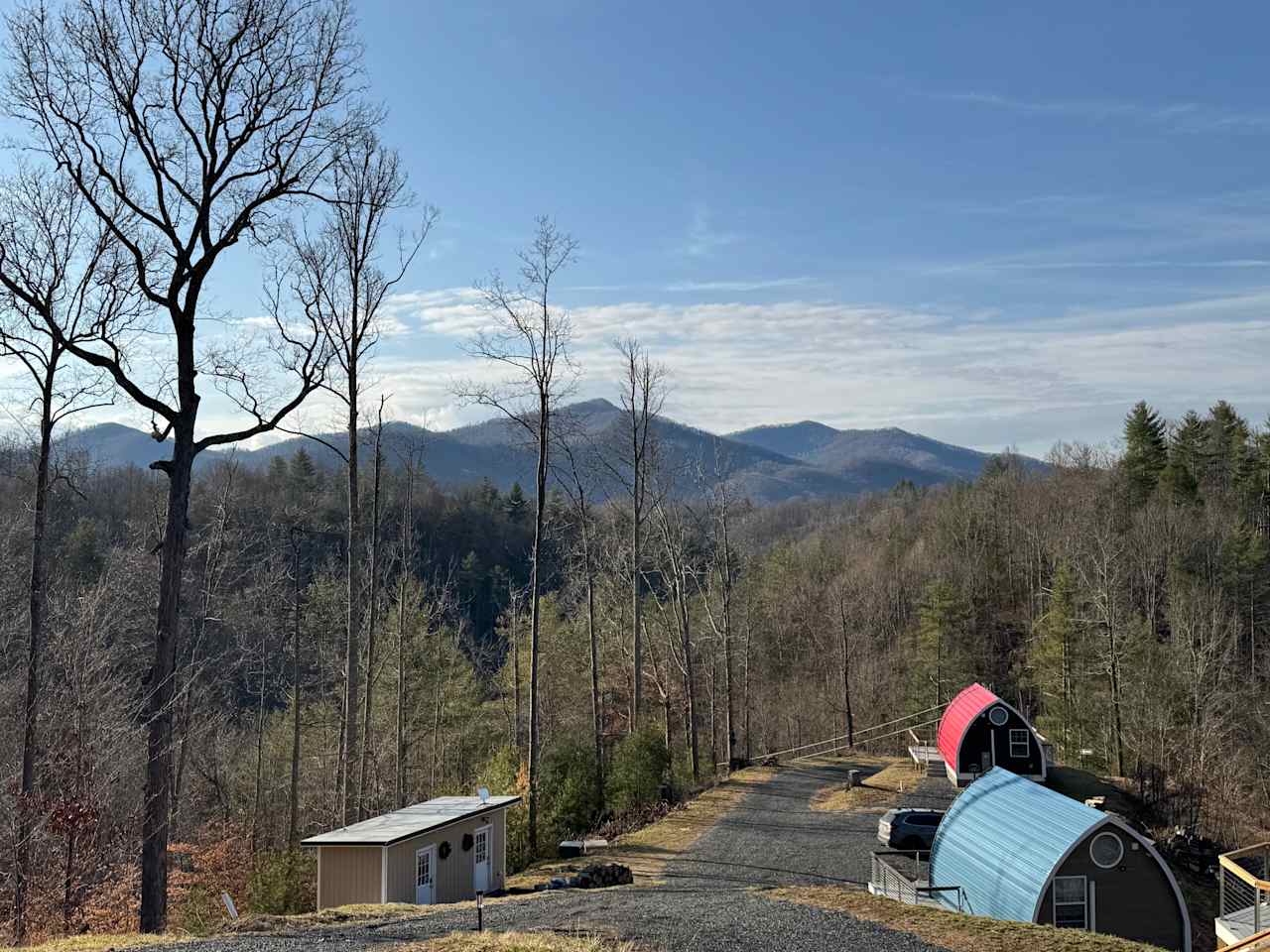 View from the top of the hill