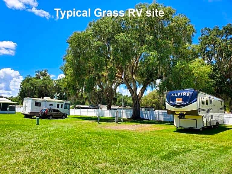 Full Hook-up Grass RV Site