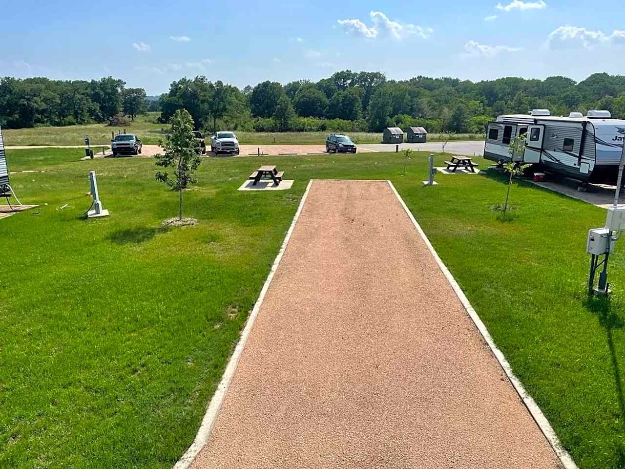 Premium Back-in RV Site w/View