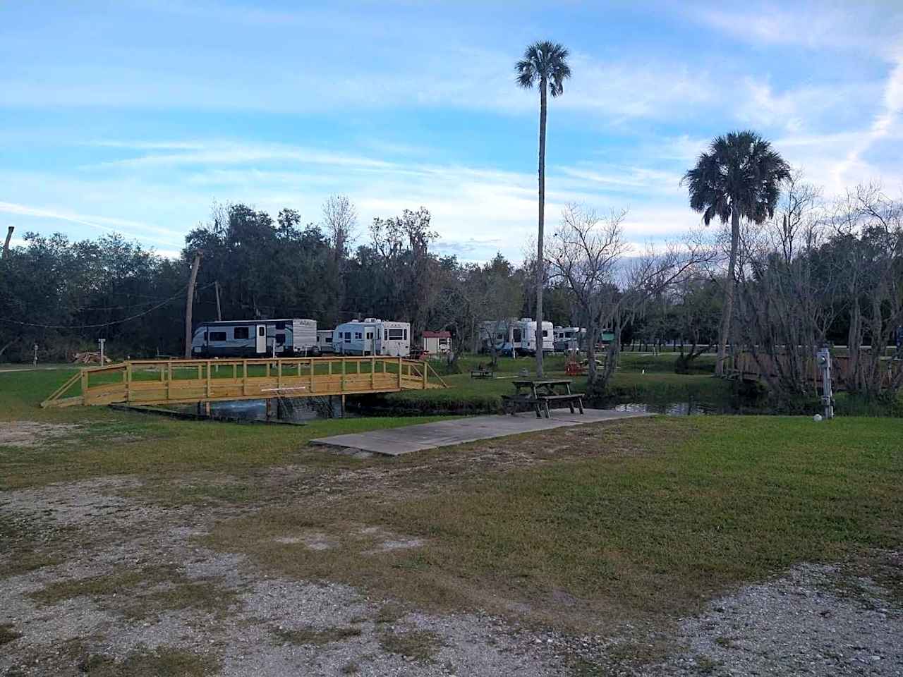 Lakefront Back-In RV Site