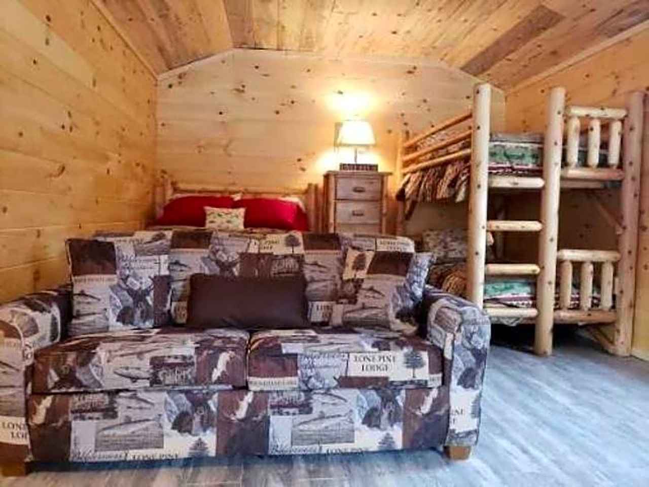 Cabin Camping on the River