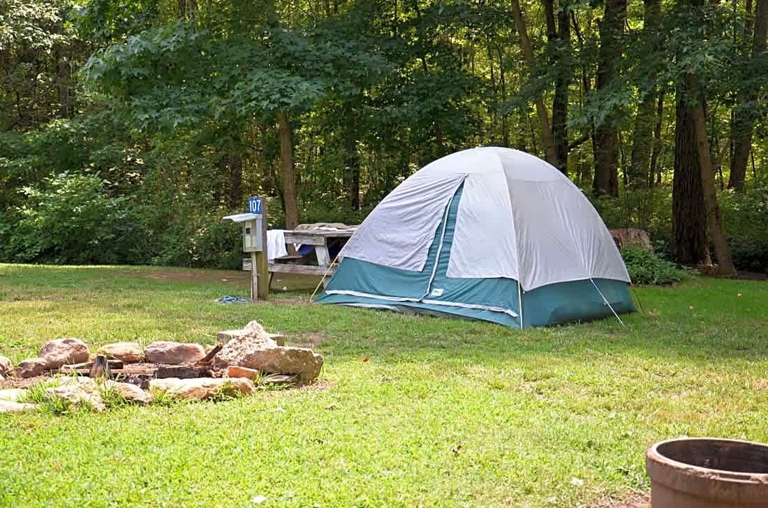 Tent Site - Water & Electric