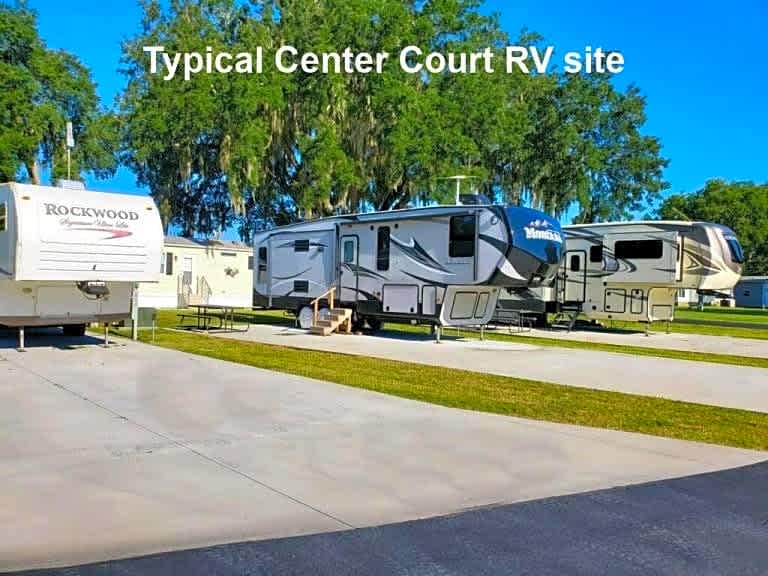 Full Hook-up Center Court RV Site