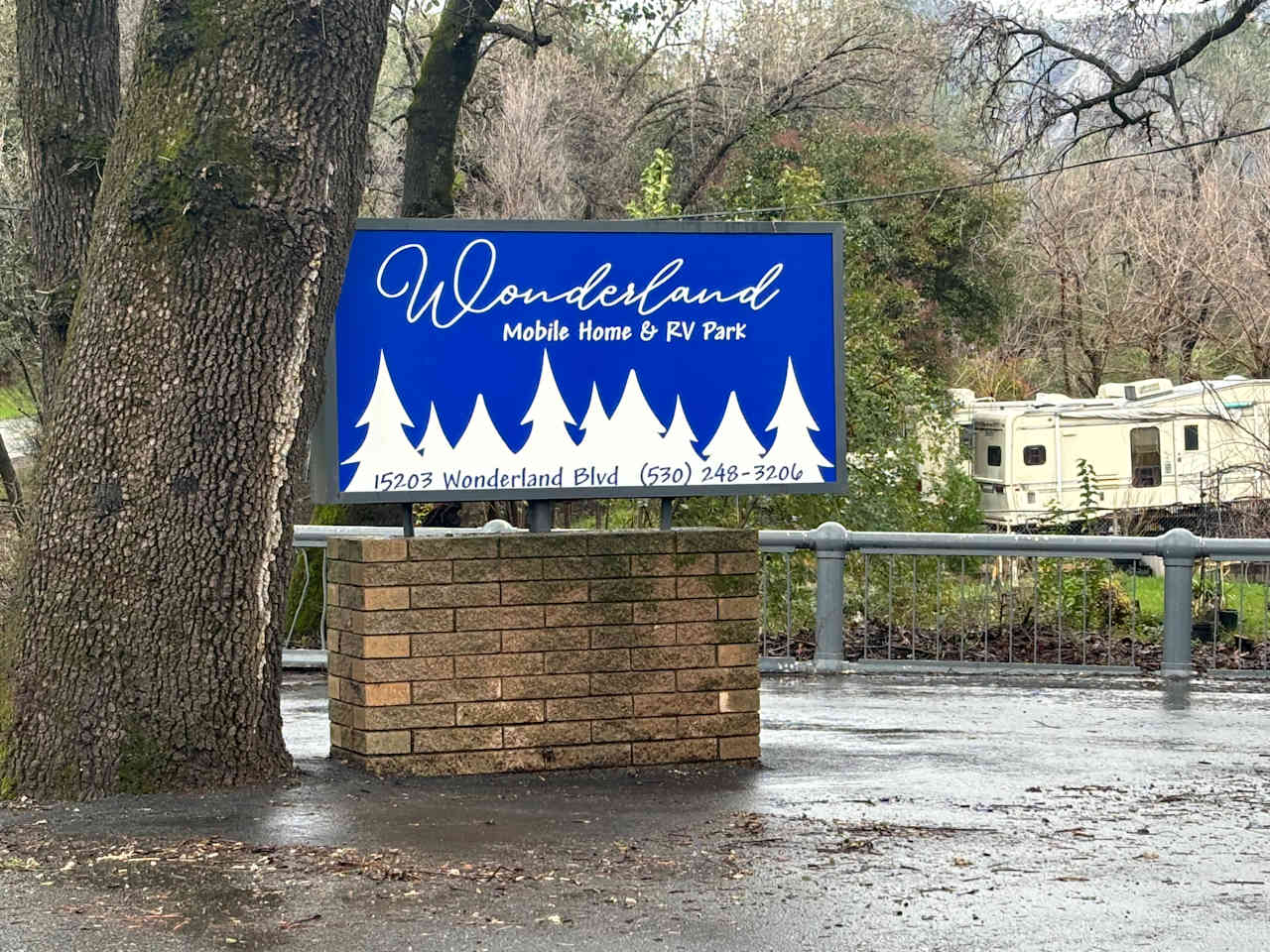 Welcome to Wonderland!!  The bridge into our property crosses a sweet stream.