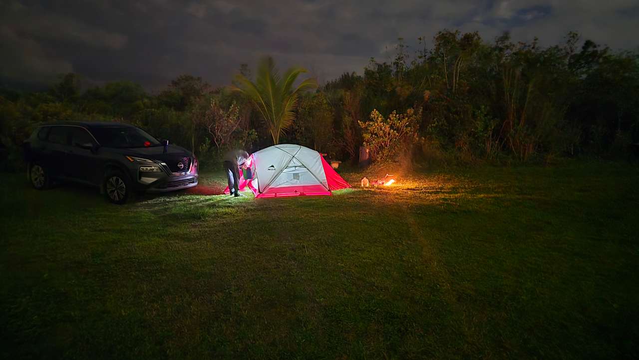 First Night Camping