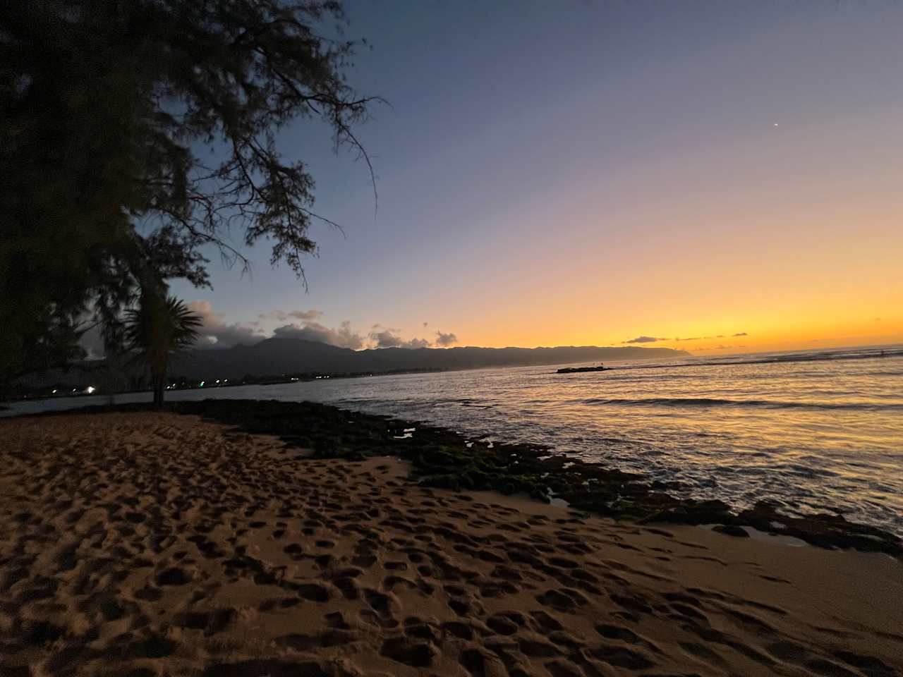 Sunset at the beach