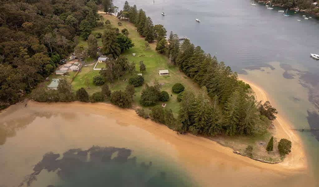 The Basin campground in Ku-ring-gai Chase National Park, New South ...