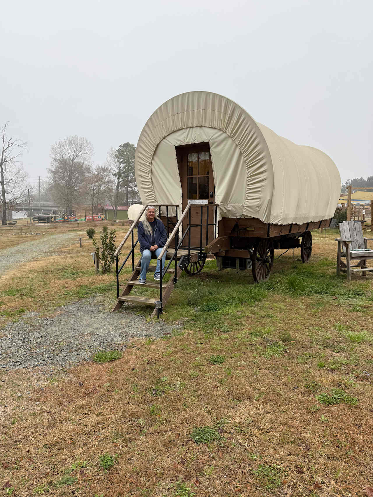 Out side of Swamp Rose Wagon 
