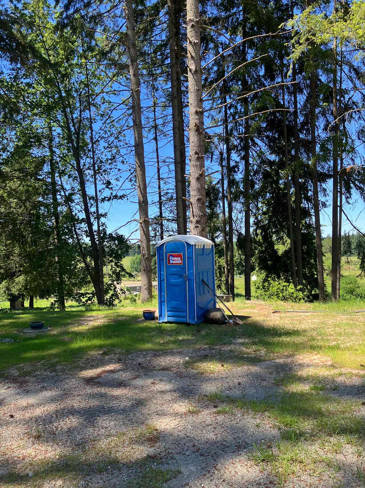 Outhouse on site