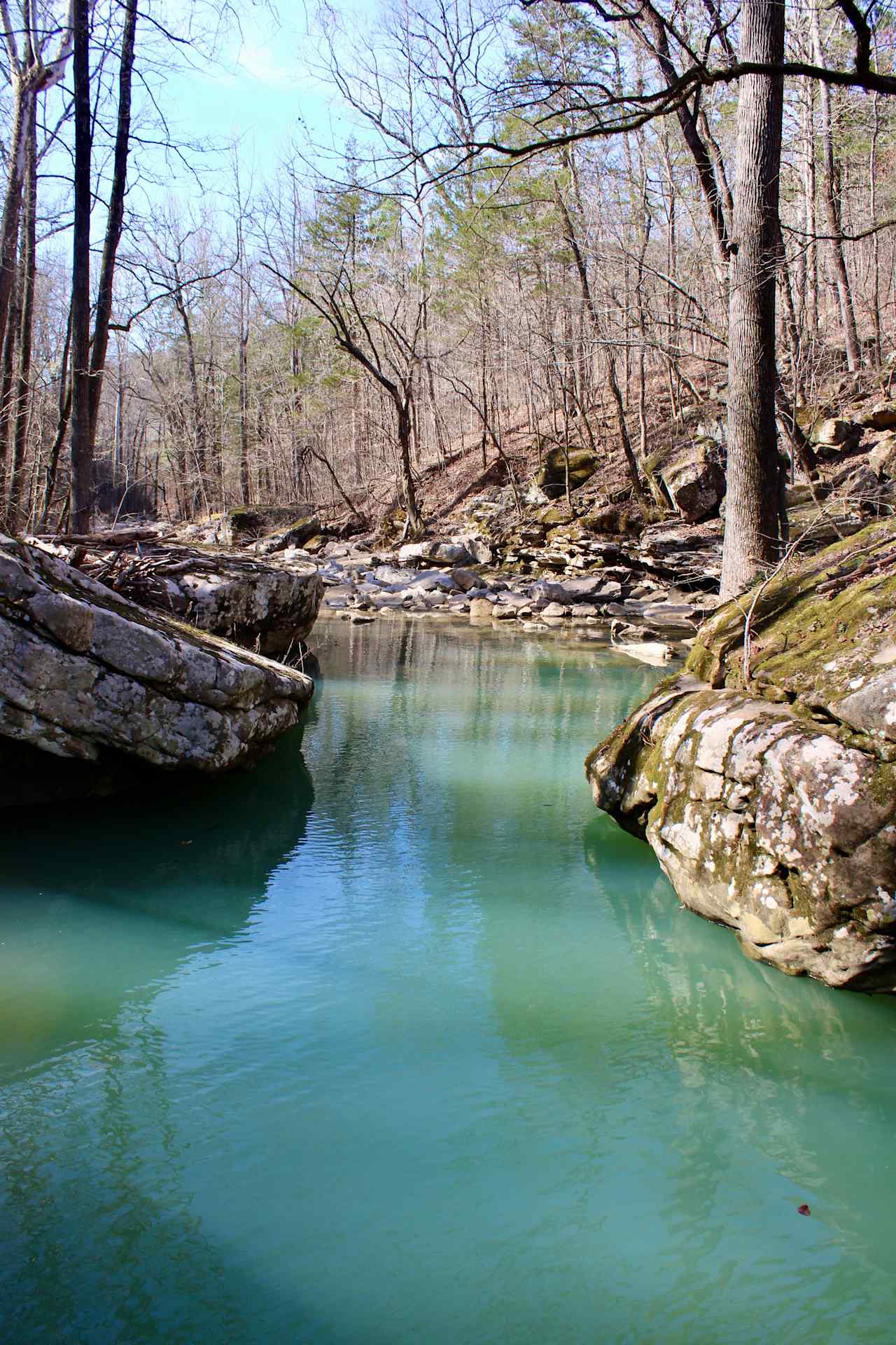 Down the creek

