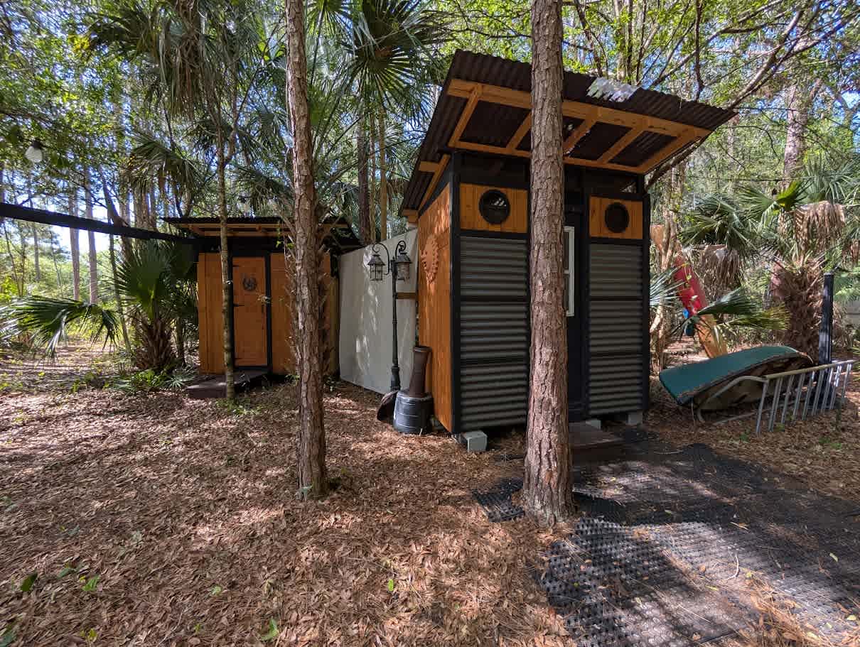 Outhouse next to the Bunkhouse