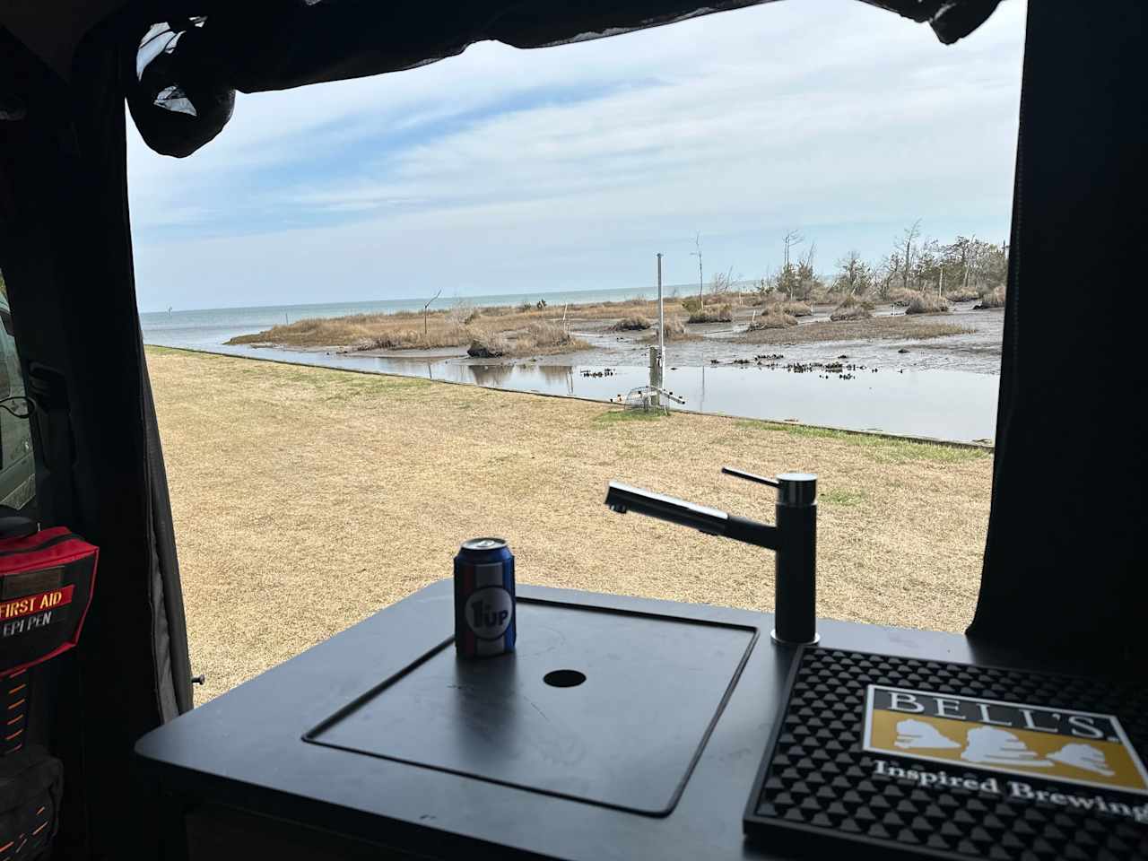 Water view from site 4 