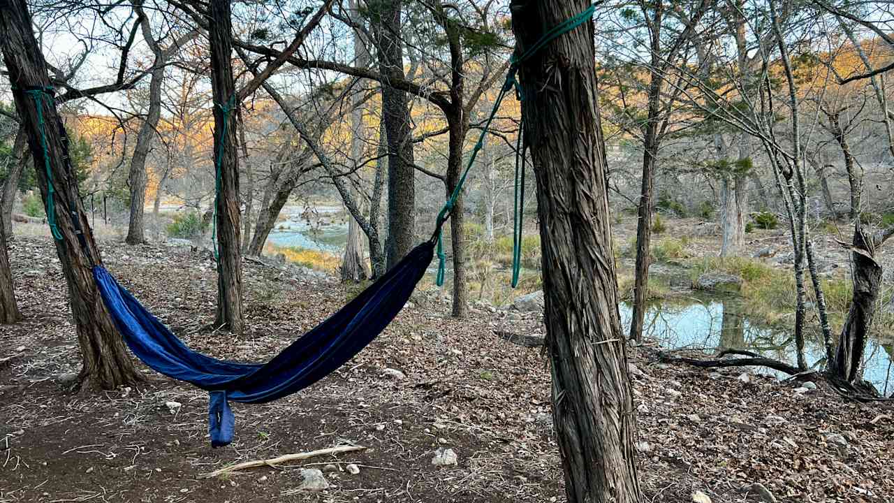 Sunrise in camp
