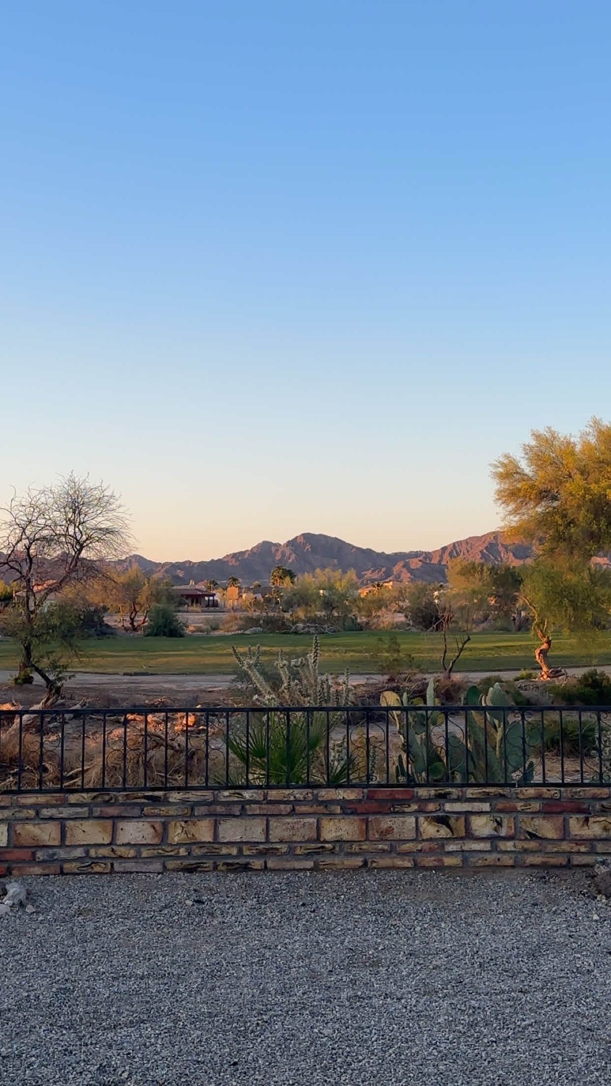 RV site parallels Golf Course