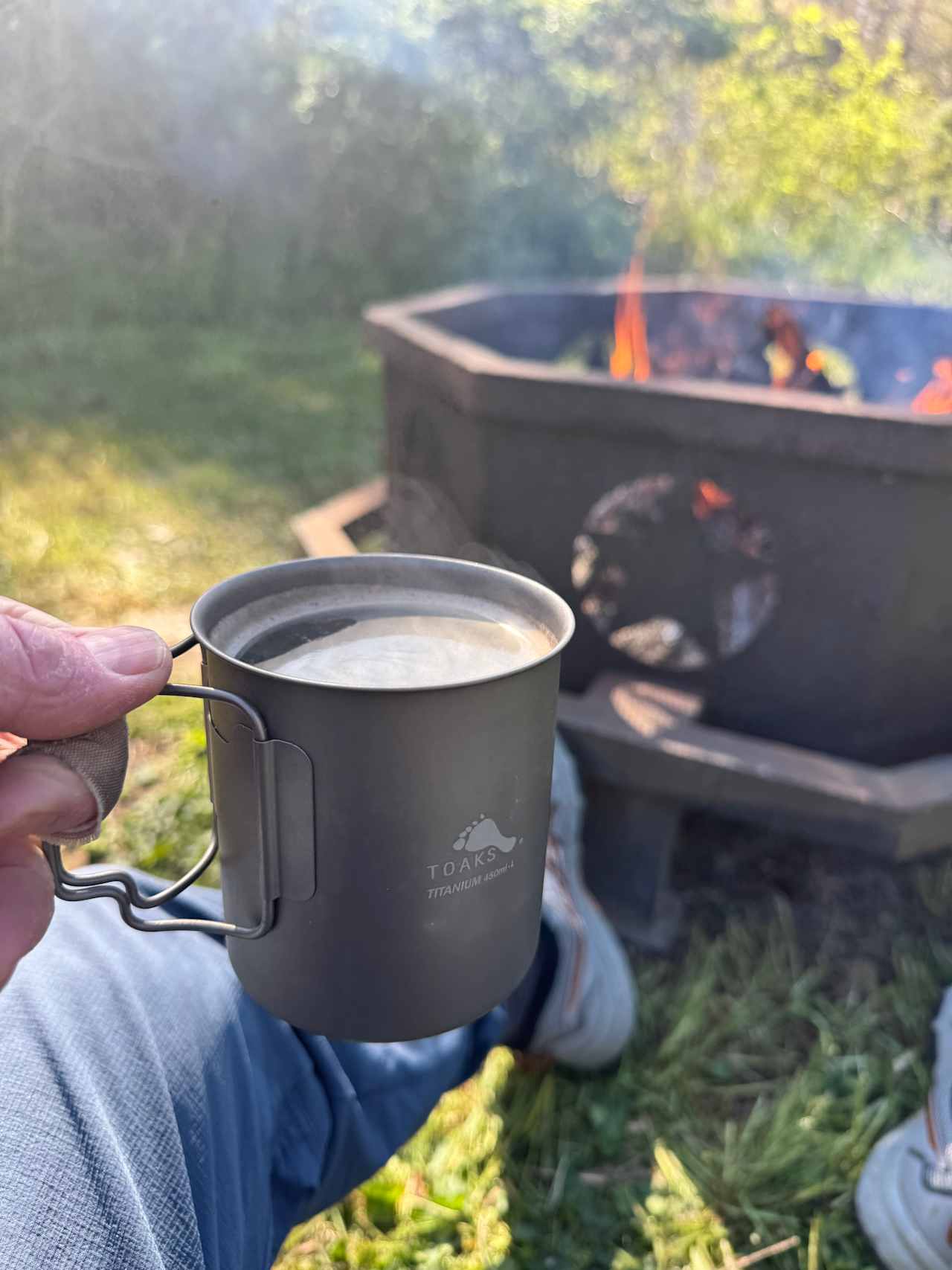 Morning coffee. 