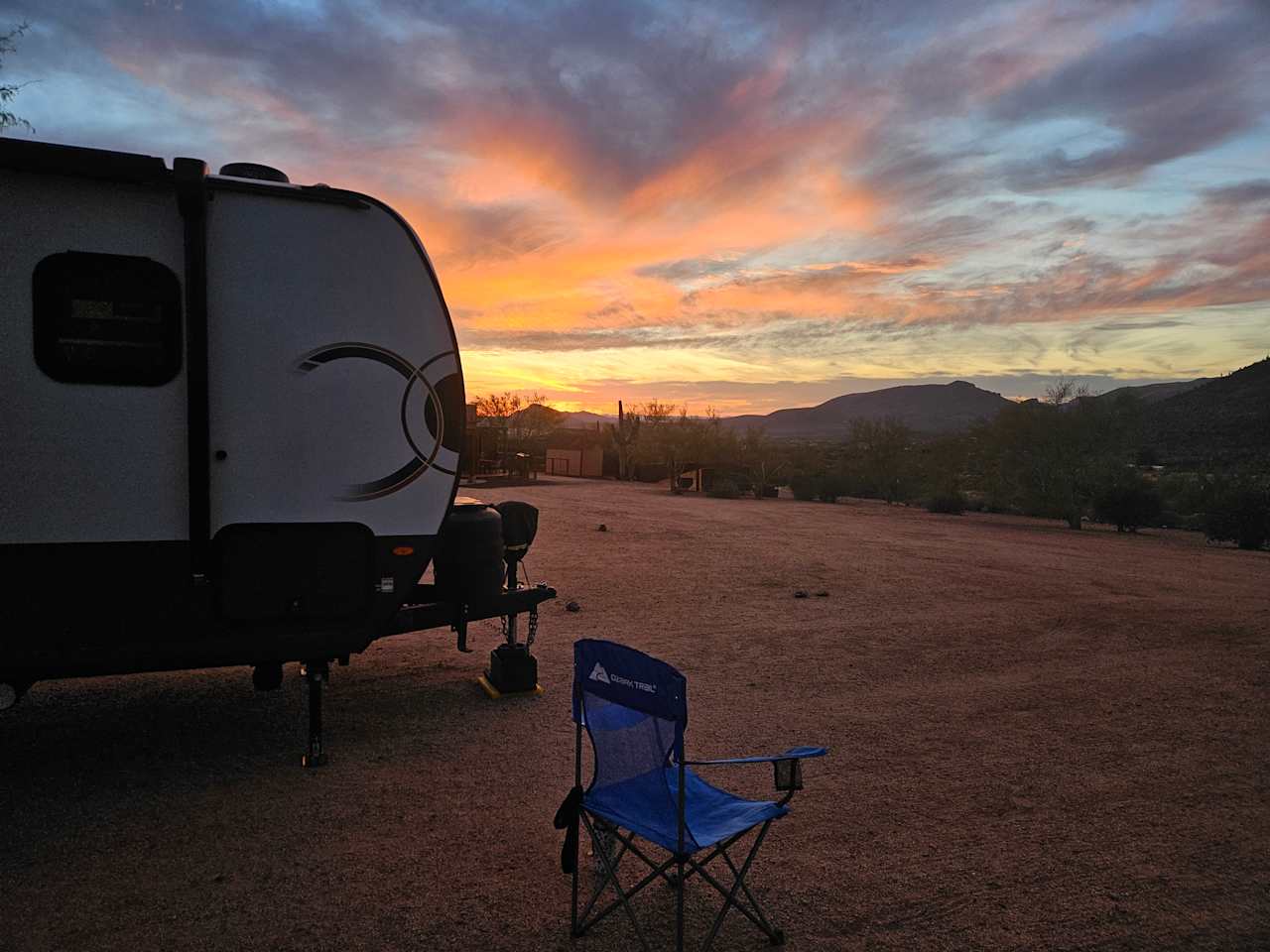 Sunset at Mexican Hat site