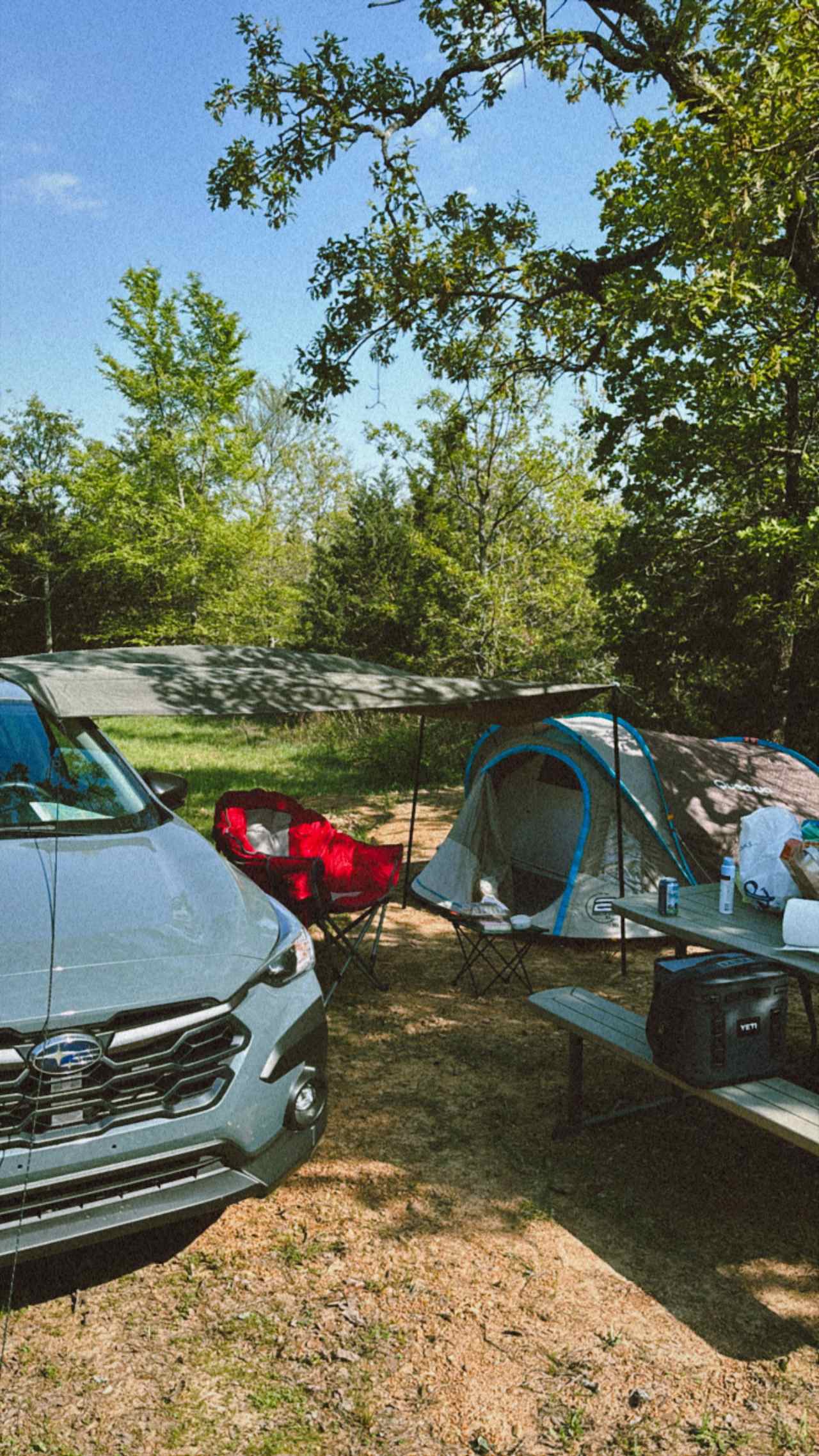 our set up for the night!