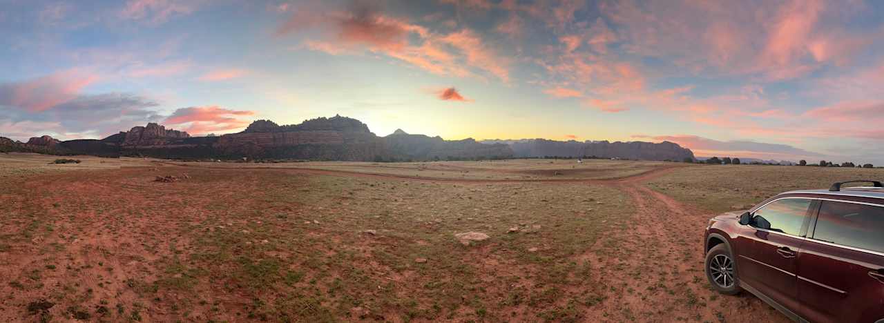 Sunrise on our last morning 