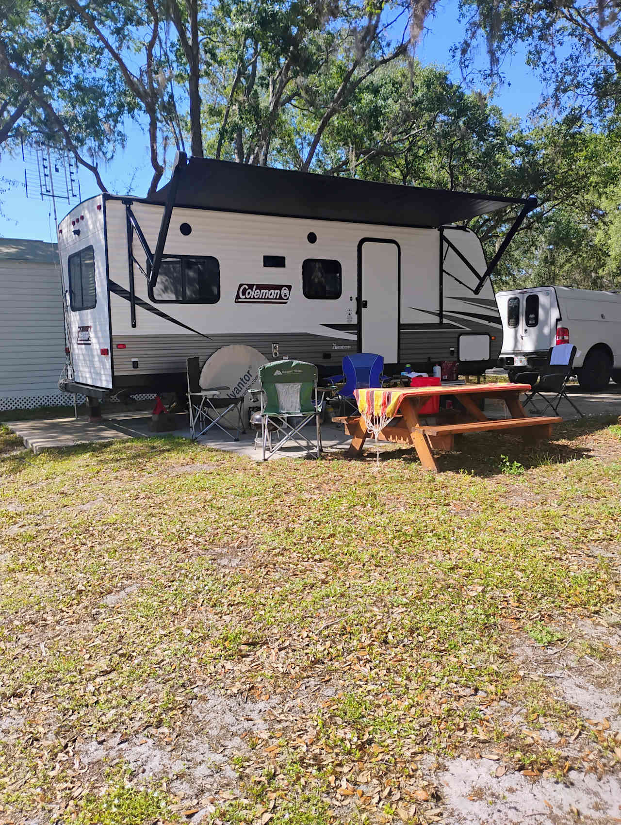 Our camp site.