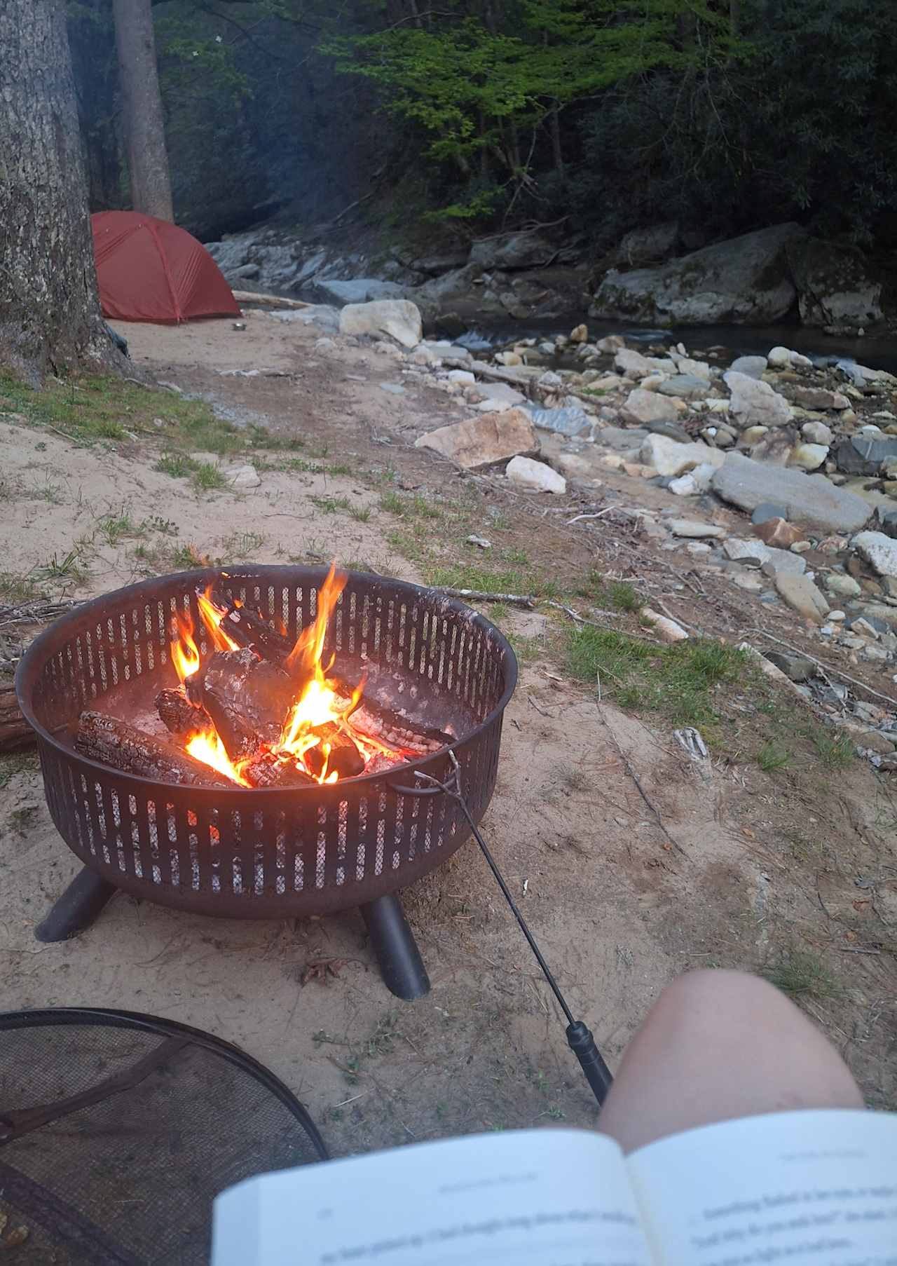 joyville, camping site on elk creek
