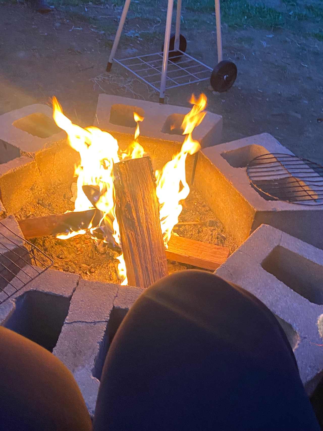 a beautiful night with bonfire ❤️🙏🏽