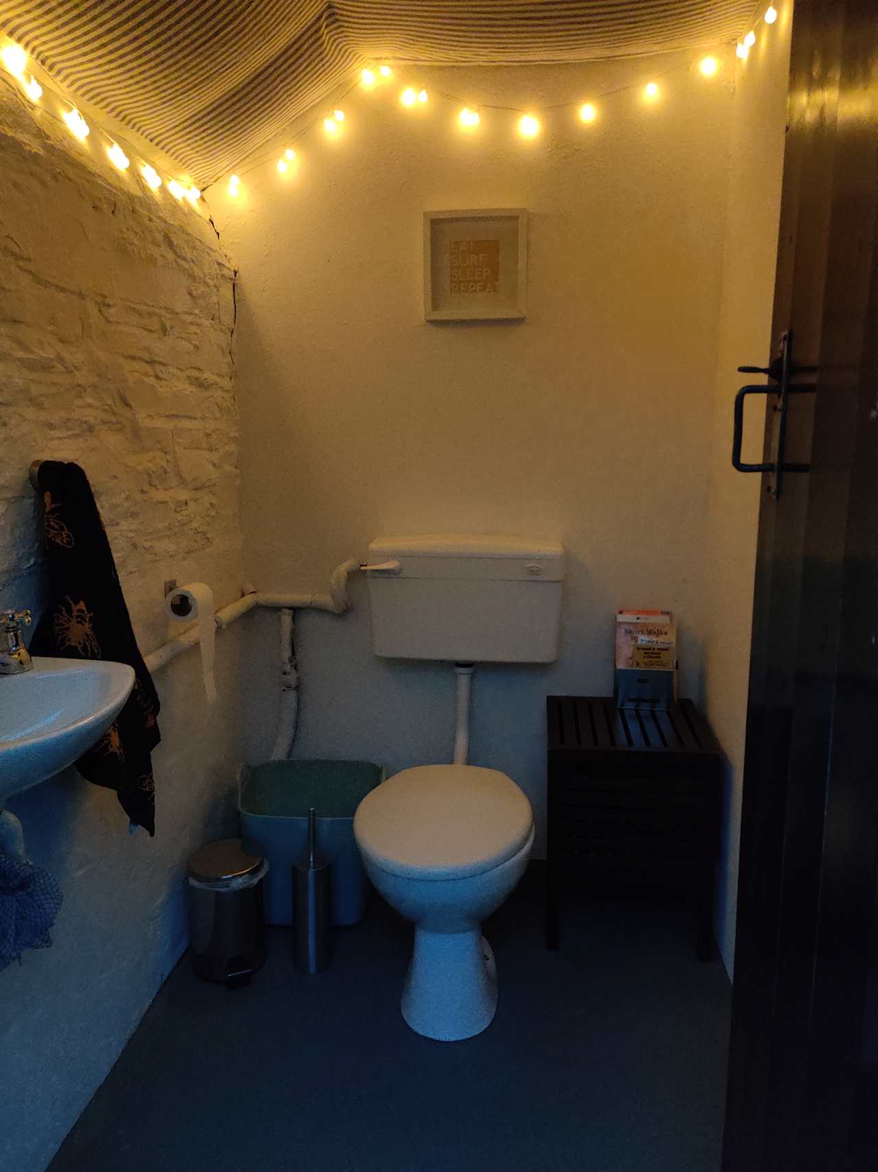 Rustic but thoughtful facilities 