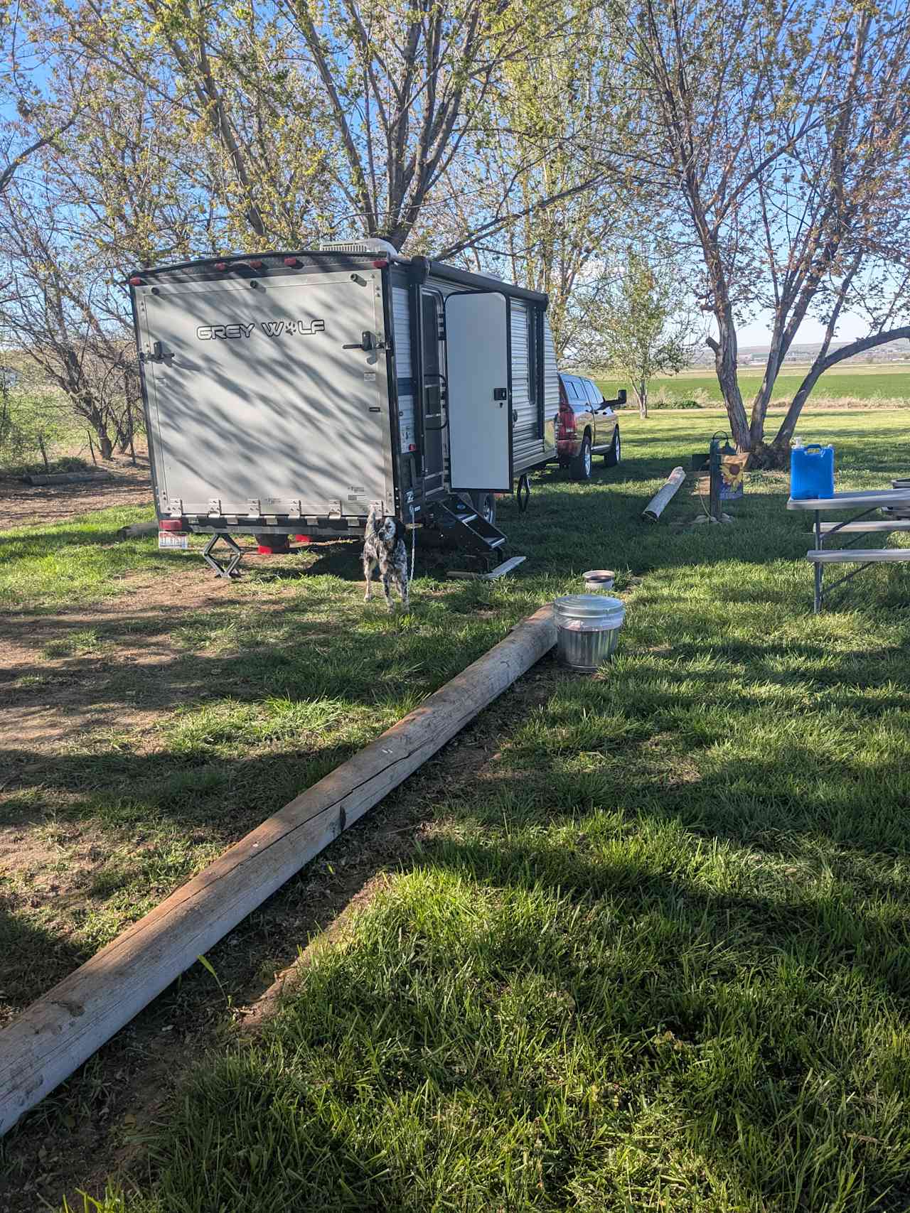 Mini farm campsite