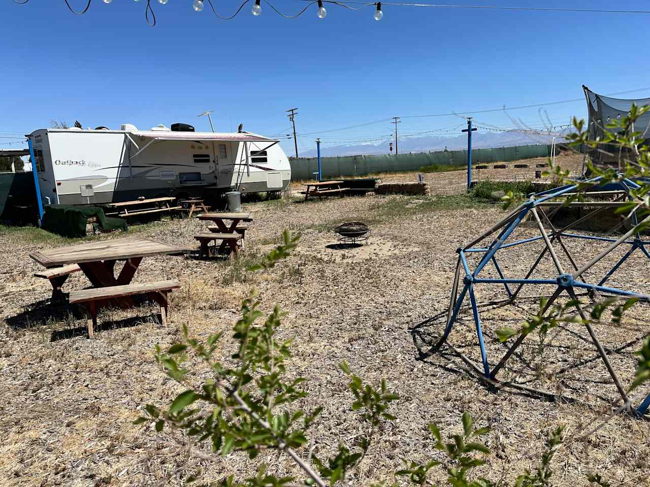 RV at new mini goat ranch